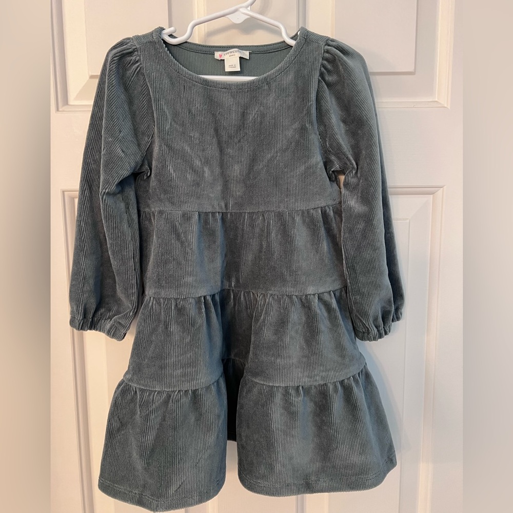 Crewcuts velour corduroy dress size 3t